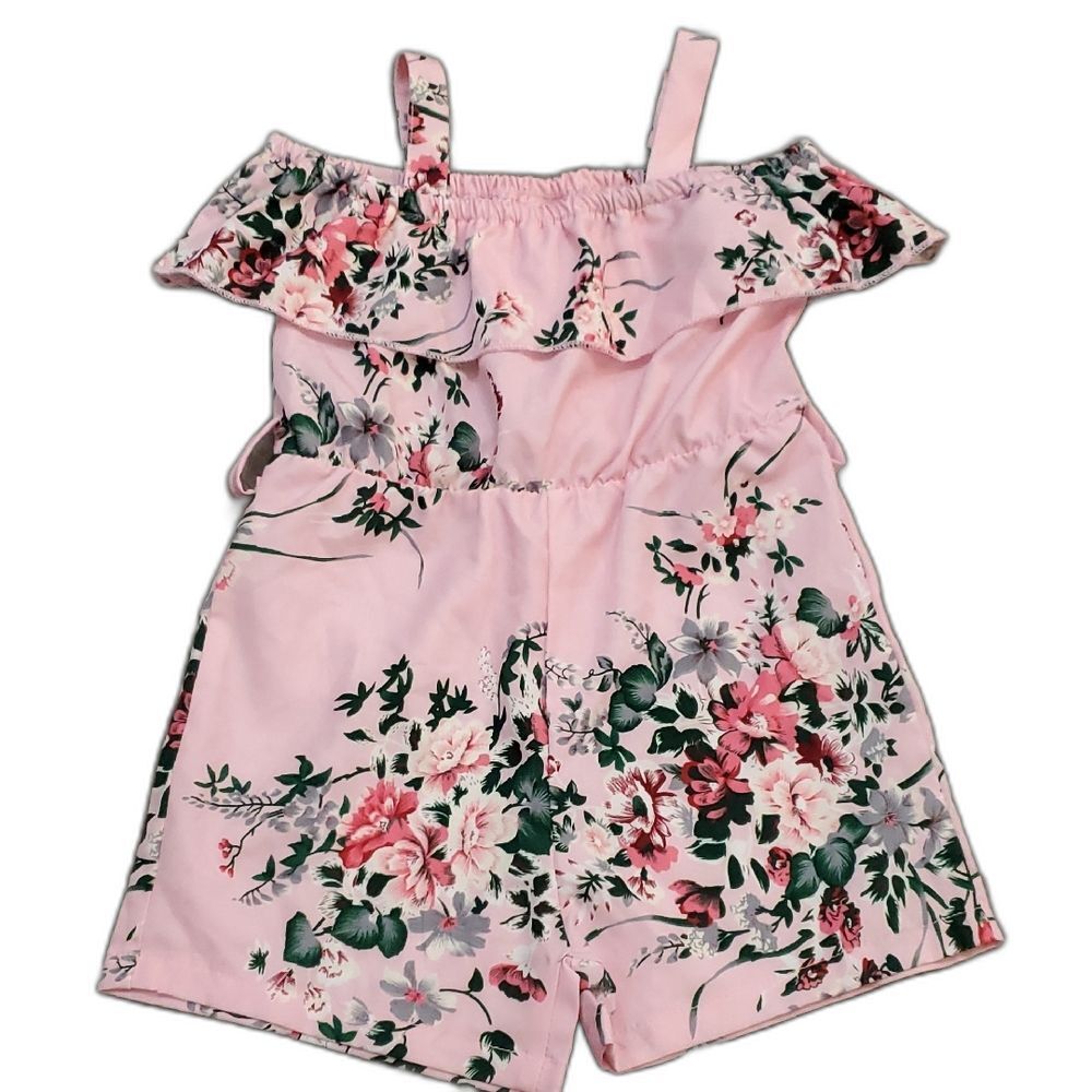 Floral Pink Romper Toddler 18-24 Months